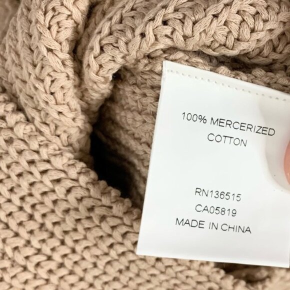 Anthropologie One Grey Day Victoria Top Sleeveless Knit Sweater Brown Latte XS - Picture 14 of 16